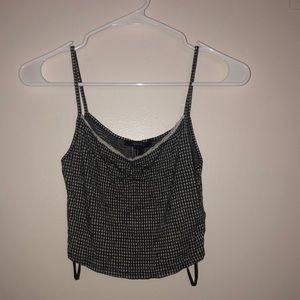 Checkered Crop Top